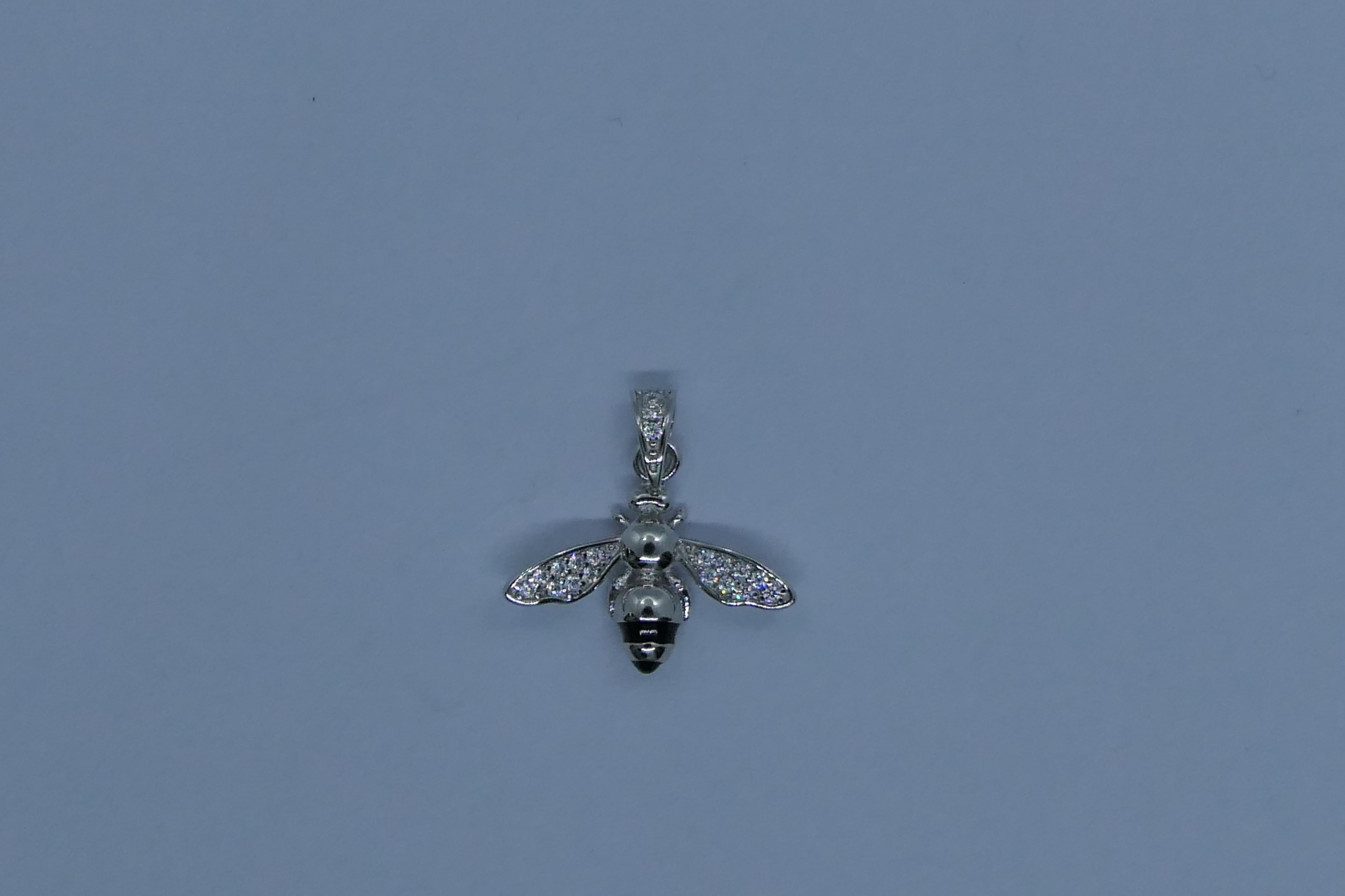 Silver Bee pendant