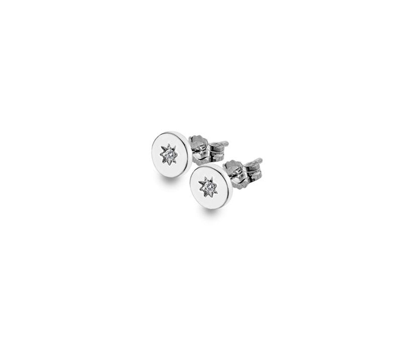 diamond set studs